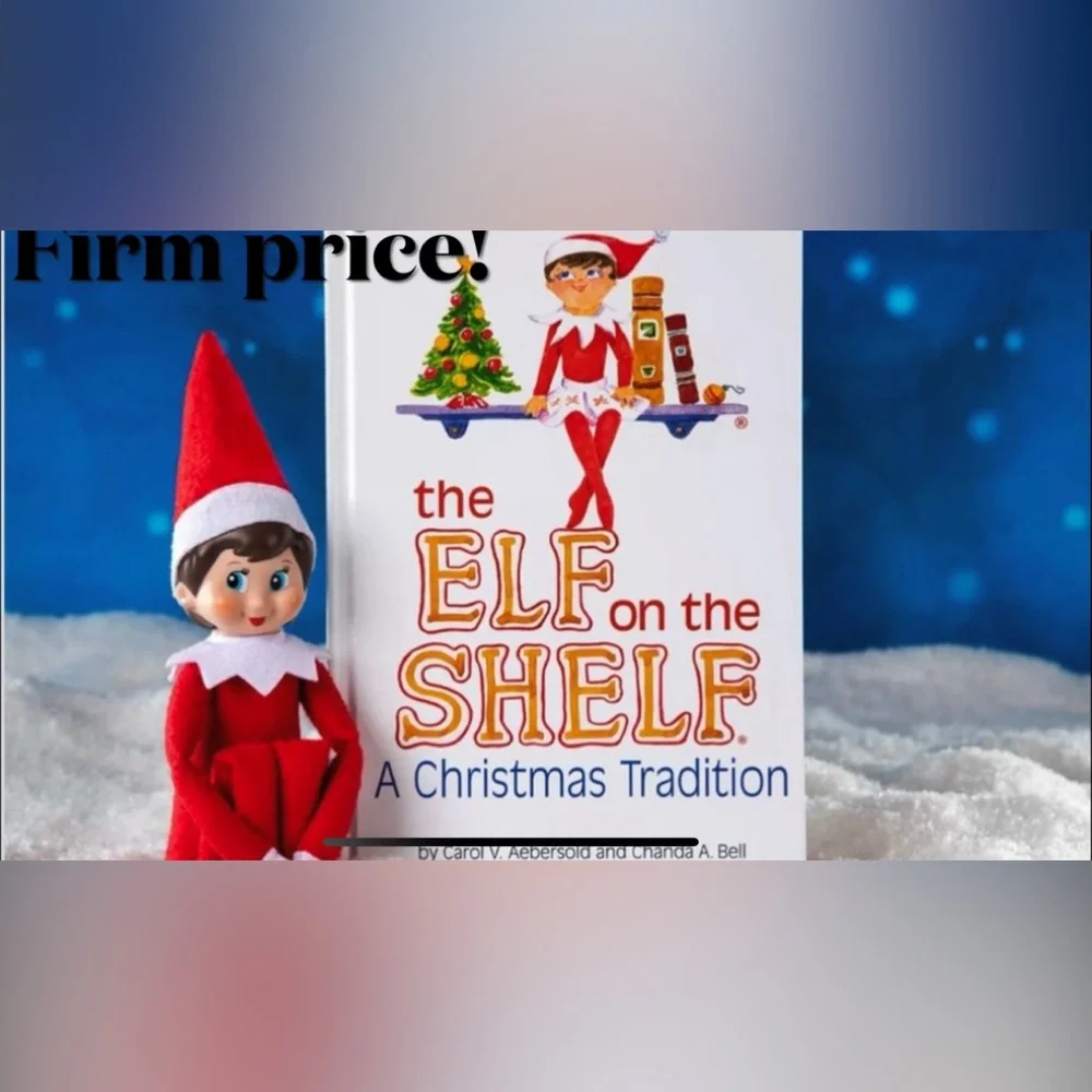 The Elf on the Shelf A Christmas Tradition in the box with Book and DVD